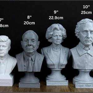 Coleção Pacote de Bustos de Filósofos: Friedrich Nietzsche, Sigmund Freud, Schopenhauer, Karl Marx, Immanuel Kant, Karl Jung, Darwin imagem 5
