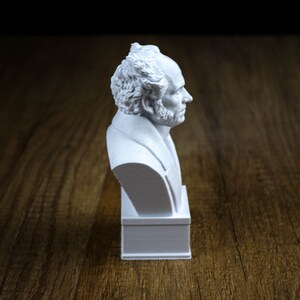 Friedrich Nietzsche and Arthur Schopenhauer Busts, German Philosophers Statue image 8