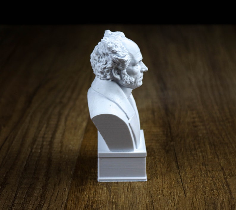 Friedrich Nietzsche and Arthur Schopenhauer Busts, German Philosophers Statue image 8