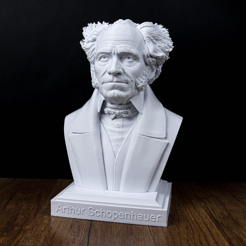Arthur Schopenhauer Bust, German philosopher Statue, Sculpture Decoration ,Decor image 10