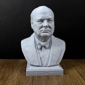 Winston Churchill Bust, British Prime Minister Statue image 11