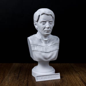 Estátua de Ayn Rand, Escultura de Escritor Filósofo