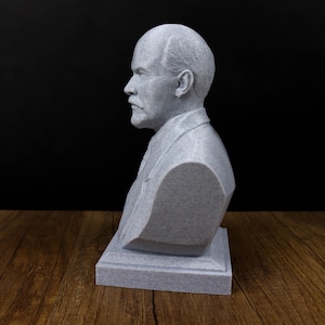 Vladimir Lenin bust, Lenin statue, Soviet history decor, Gift for History Lovers image 7