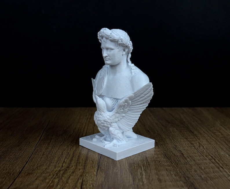 Busto de Napoleón Bonaparte, escultura y estatua del emperador francés imagen 3