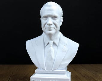 Richard Nixon Bust, 37th president of the United States Sculpture