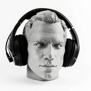 Henry Cavill Headphone Holder, Desktop Decor Headphone stand, Gaming Accessories