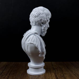 Busto de Marco Aurelio, decoración de estatuilla romana imagen 8
