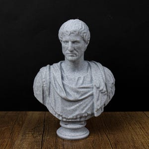 Lucius Junius Brutus statue, Roman Republic founder sculpture, classical decor