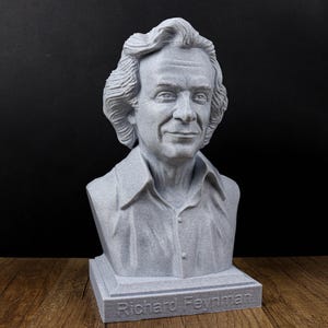Richard Feynman Bust, Gift for Science Lovers