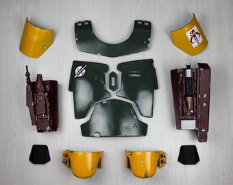 Boba Fett Wearable Armor Tailored Made re-painted Set