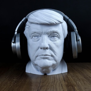 Donald Trump Headphone Holder 3d Bust