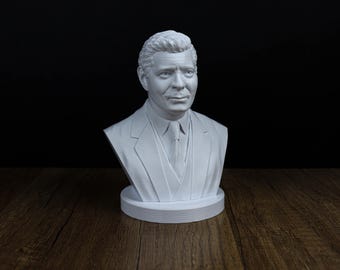 クラーク・ゲーブルの胸像、クラシックなハリウッドアイコンの室内装飾