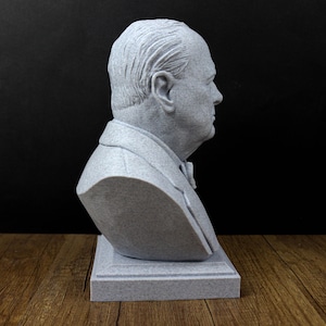 Winston Churchill Bust, British Prime Minister Statue image 8