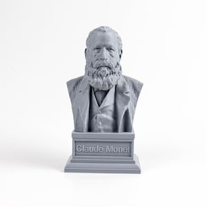 Claude Monet Bust, French Painter Sculpture Decoration, Statue Gift