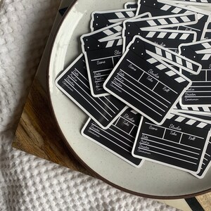 Film prop die cut sticker for scrapbooking, decorating and journaling image 5