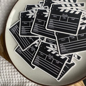 Film prop die cut sticker for scrapbooking, decorating and journaling image 2