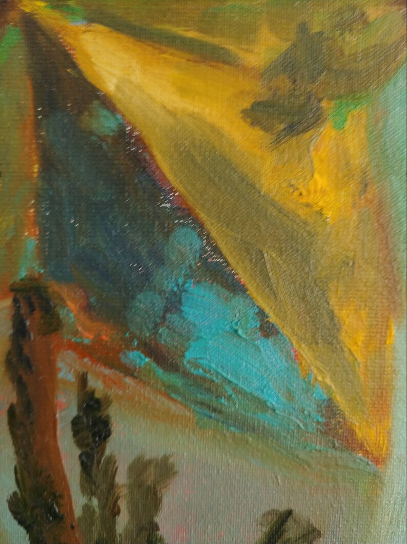 Original oil painting Christmas star 30*40cm