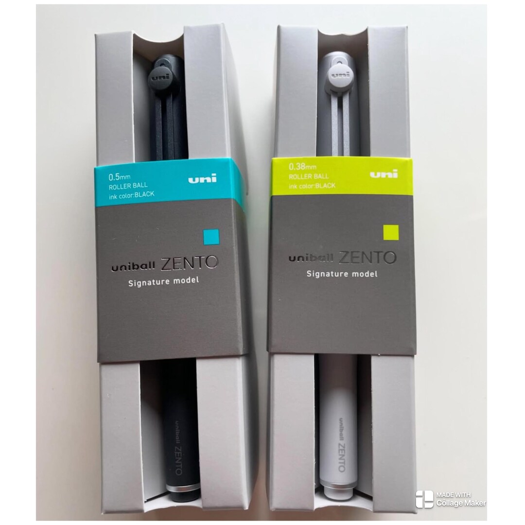 MITSUBISHI PENCIL Uni-ball ZENTO Signature Model 0.38mm and 0.5mm