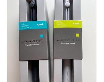 MITSUBISHI PENCIL Uni-ball ZENTO Signature Model 0.38mm and 0.5mm