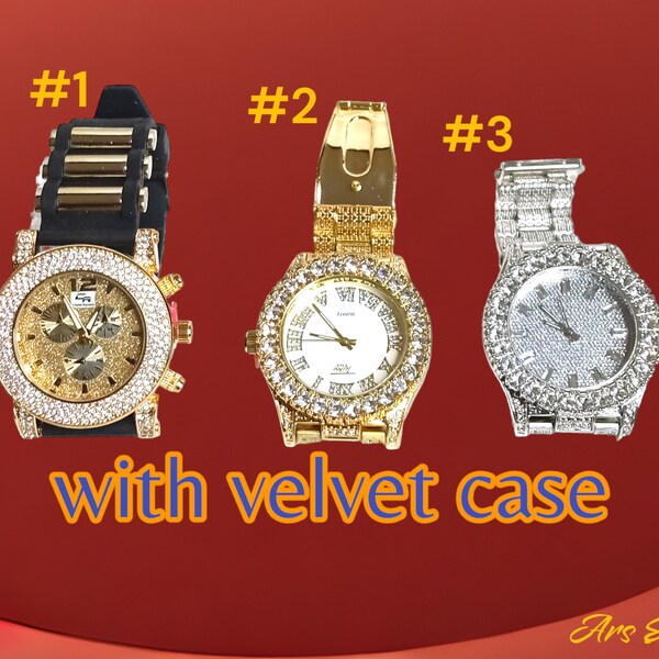 Diamond Watches Etsy