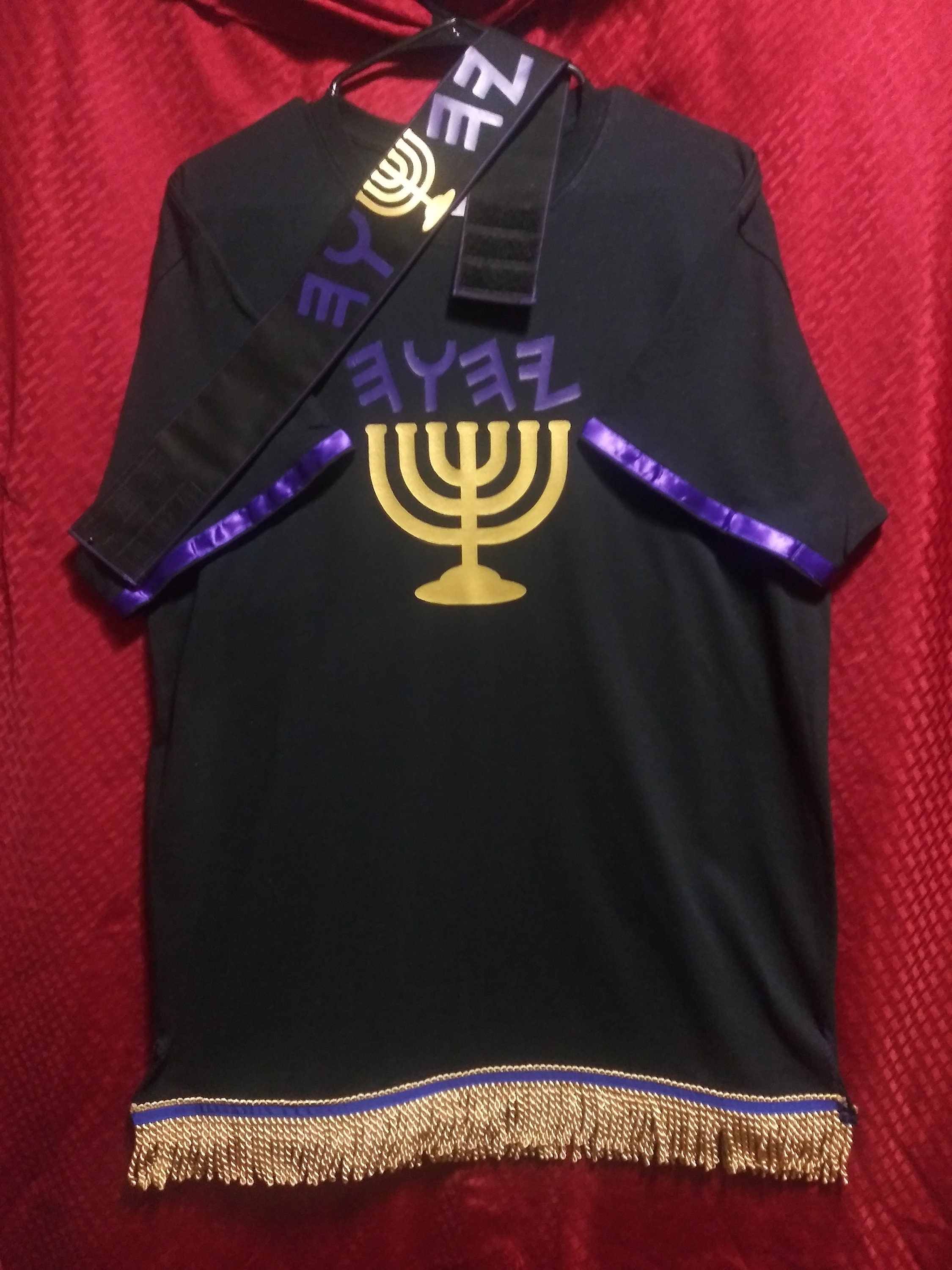 Hebrew israelite shirt w/ fringes Etsy