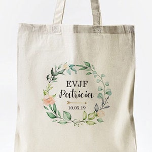 EVJF TOTE BAG - Bachelorette party tote bag - Bachelorette party gift - Bachelorette party bag - Bachelorette party accessory - Bride-to-be tote bag - Team Bride