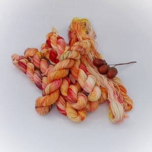 ScrappyDoo's V32 - 20g Mini Skeins, DK and Sock Yarn, Hand Dyed Yarn, All Different From Same Batch, Scrappy Blankets & More, Random Skeins