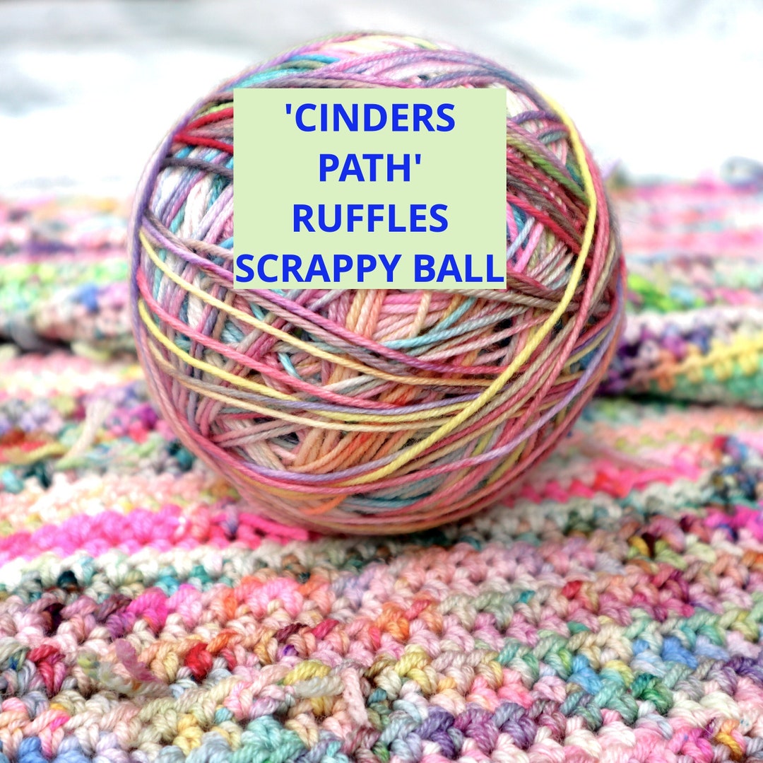 NEW Ruffles Scrappy Ball Cinders Path 150g DK Yarn Etsy