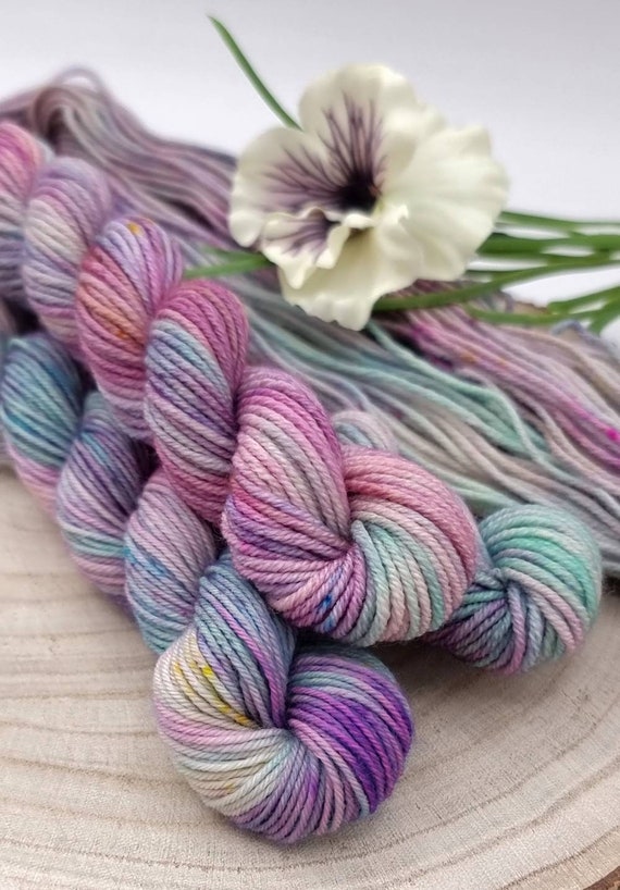 Heathfield 20g Mini Skeins DK and Sock Yarn Hand Dyed Etsy