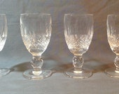 WATERFORD Crystal quot COLLEEN quot Short Stem Sherry Glasses - Set of 4 - 4 1 4 quot