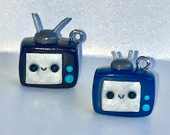 Polymer Clay Kawaii TV Charm