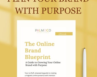 Online Brand Blueprint for Small Businesses | Brand Strategy Workbook & Worksheets | Build a Clear, Cohesive Brand Foundation