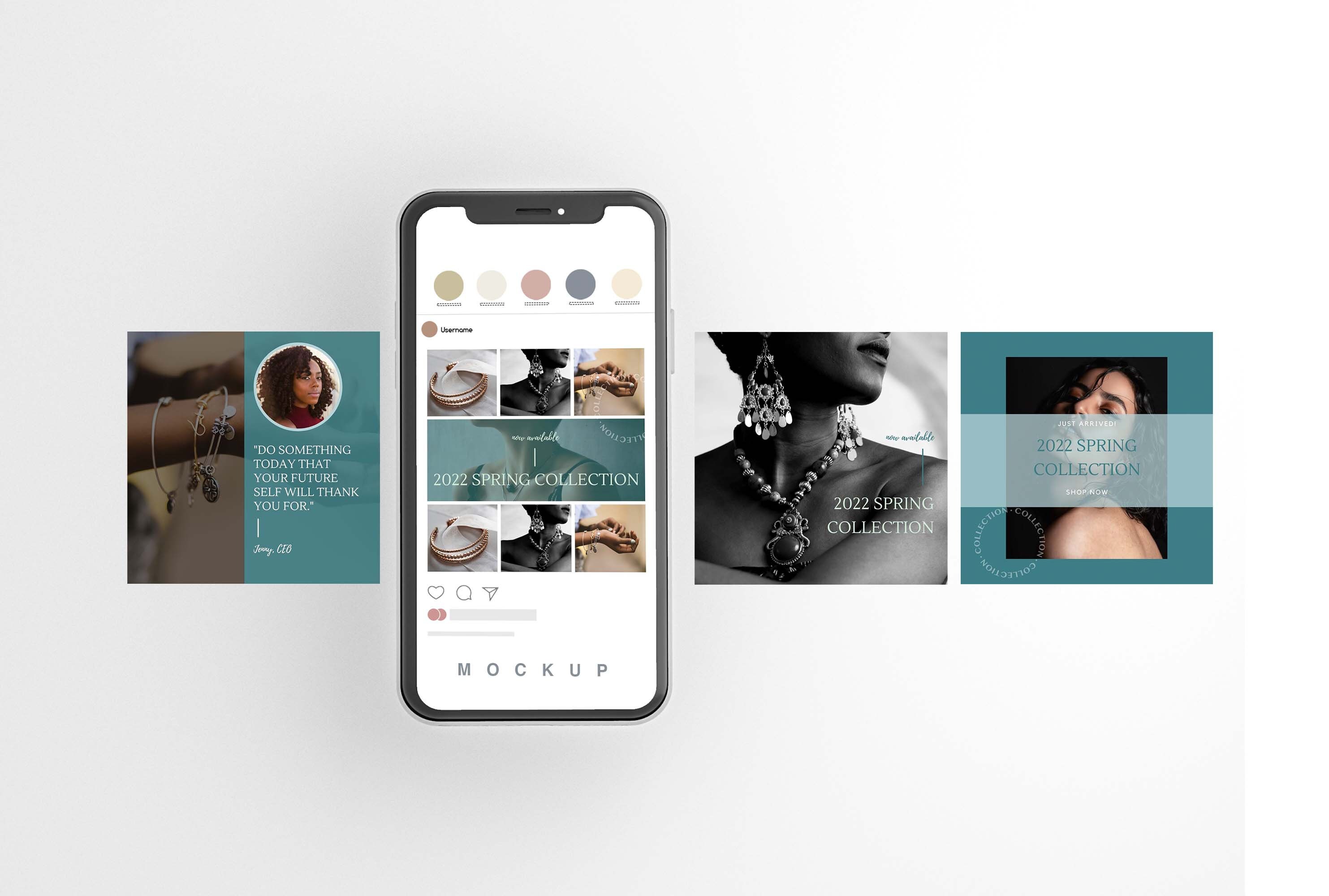 Elegant Instagram Bundle of 30 Post Templates Created in Canva - Etsy