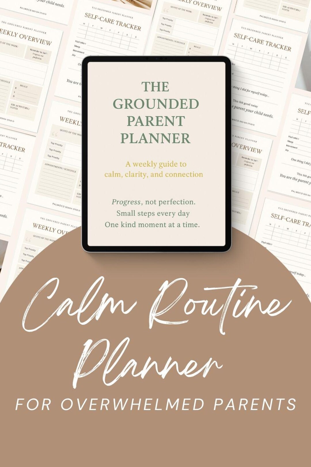 Overwhelmed Routine Calm Routine Planner for Overwhelmed Parents | Printable Gentle ...
