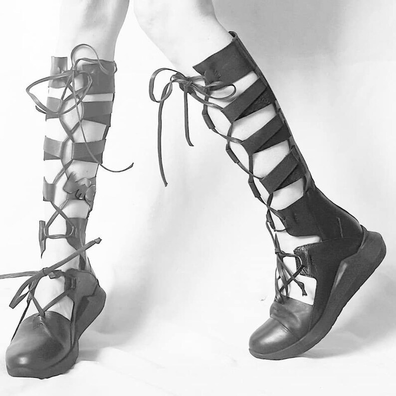 Summer athletic shoes sneaker boots leather sandals peep toe belt sandals flat sandals bow close platform greek roman gladiator sandals