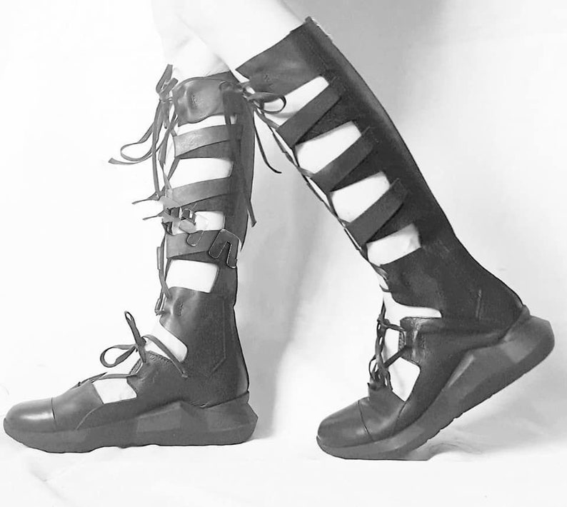 Summer athletic shoes sneaker boots leather sandals peep toe belt sandals flat sandals bow close platform greek roman gladiator sandals