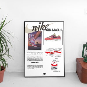 Nike Air Max 1 Poster A3/A2/A1