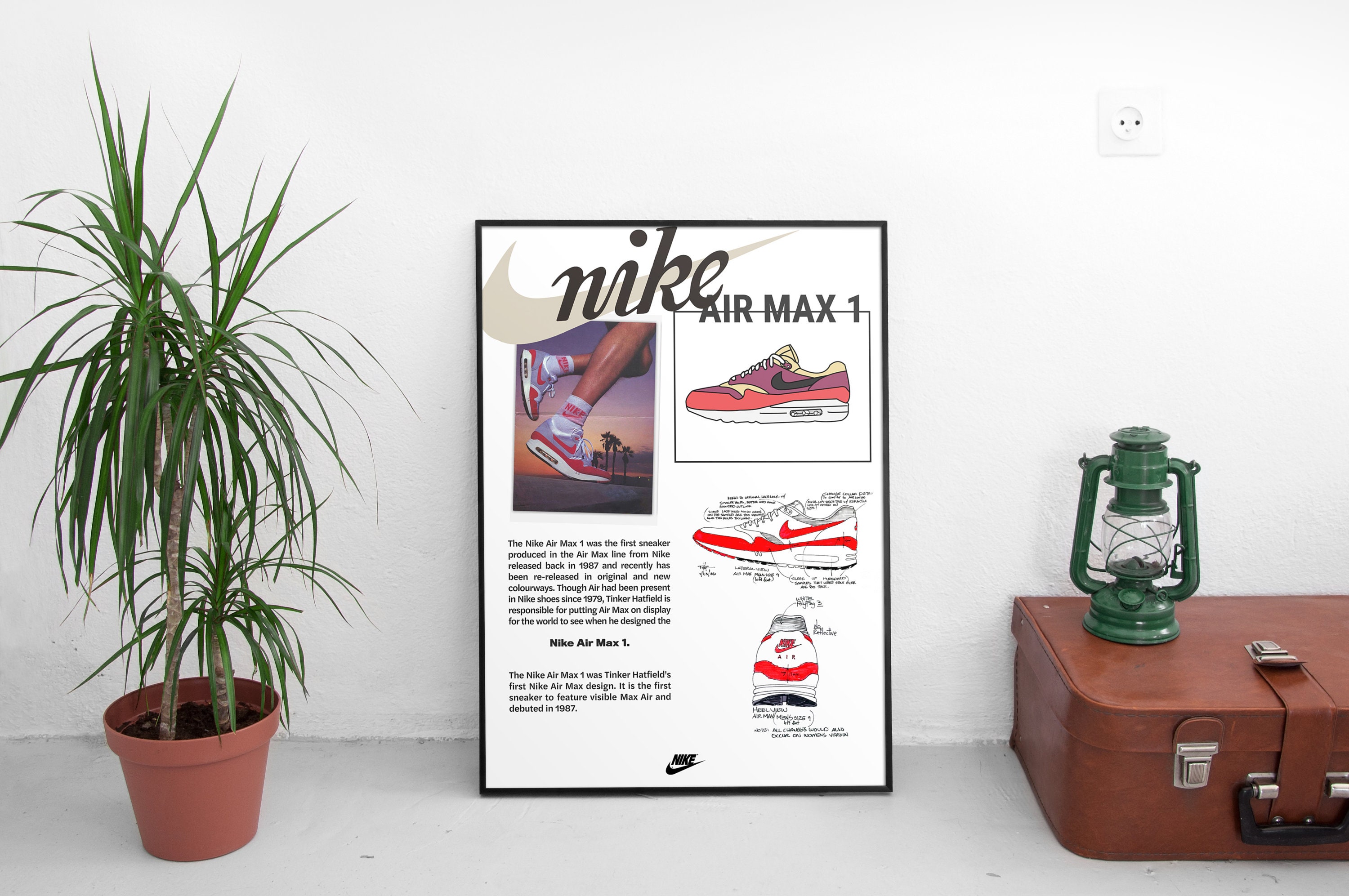 NIKE AIR MAX 90 THE WANTED LIST POSTER (50x70CM)