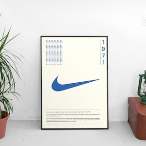 Nike 1971 Logo Poster A1/A2/A3 - Etsy