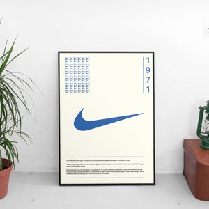 Nike 1971 Logo Poster A1/A2/A3 - Etsy