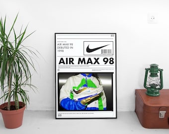 Nike Air Max 98 Poster A1/A2/A3