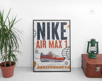 Nike Air Max 1 / One Anniversary Poster (A1/A2/A3)