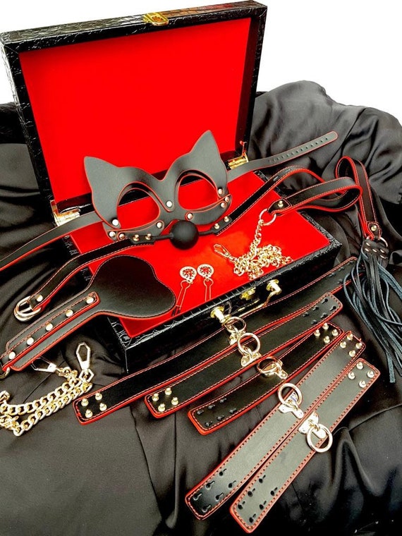 Bdsm Bondage Set Jouets Pour Femmes eRotique Sm Menottes Cou Col FeTiche  Restrictions Accessoires Jeu Sex Toys Pour Couple Pour Adulte