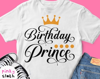 Download Birthday Prince Svg Etsy