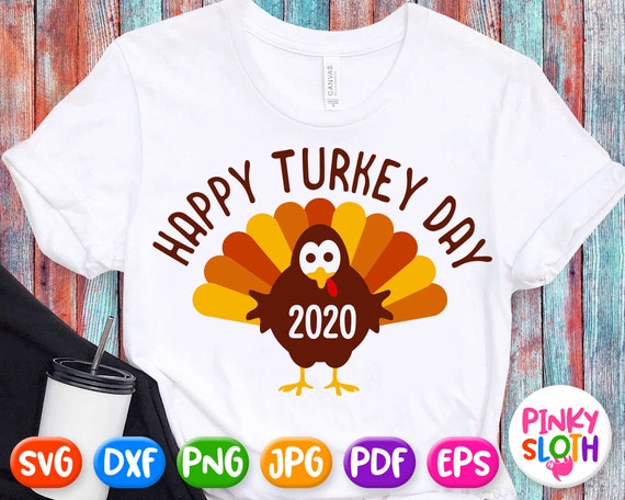 Download Happy Turkey Day Svg Thanksgiving Day Shirt Svg Give Thanks Etsy