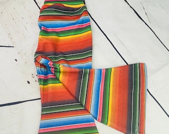 Organic Knit Serape Flare Bell Bottoms, Serape Pants, Kid Serape Pants, Toddler Bell Bottoms, Toddler Pants, Kids, Kids Pants, Gift For Her