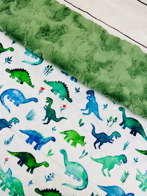 Baby Dinosaur BLANKET Baby Boy Dino Minky Lovey GENDER Etsy
