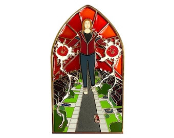 The Scarlet Witch ("STAINED" collection) Enamel Pin