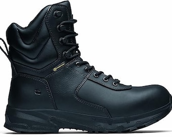 Mens guard high leather safety boots CE certified s3 hro wr src work size 7-13