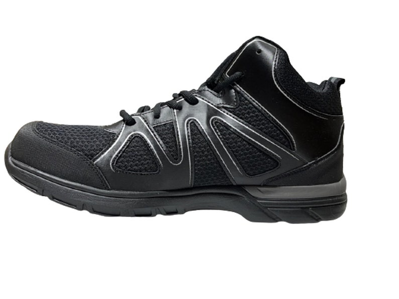 Mens Lightweight Safety Steel Toe Cap Work Boots Black Trainers Shoes ...